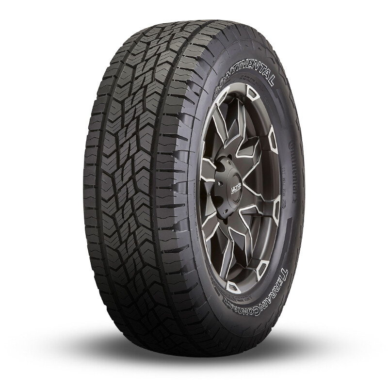 1 Continental TerrainContact A/T OWL 255/75R17 115S All Terrain 60K MILE 680AB