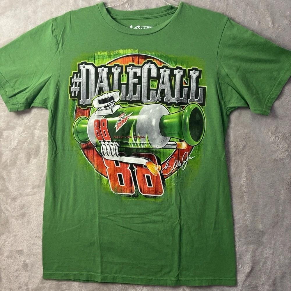 Dale Earnhardt Jr 88 Mountain Dew NASCAR Racing T Shirt Mens M Chase Authentics