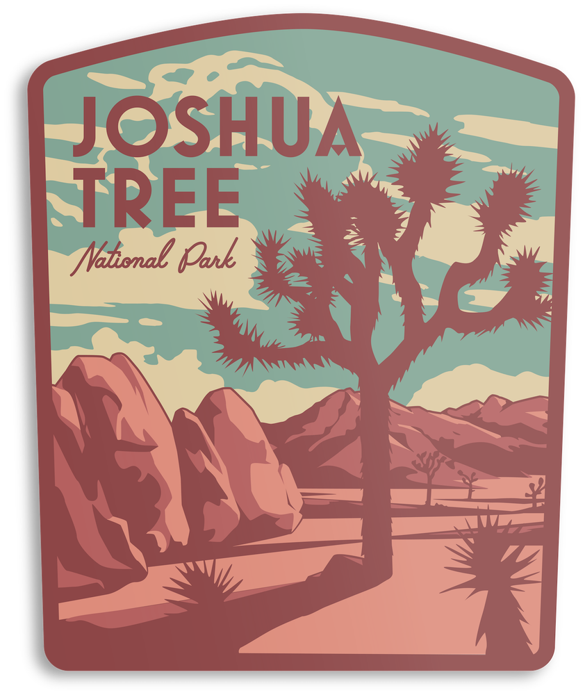 Joshua Tree National Park weatherproof vinyl bumper decal sticker  