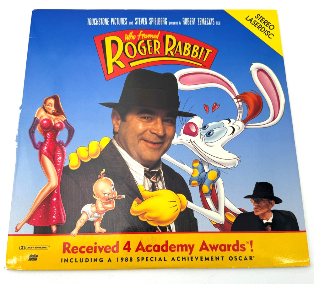 Who Framed Roger Rabbit (Laserdisc, 1988) Bob Hoskins, Christopher Lloyd