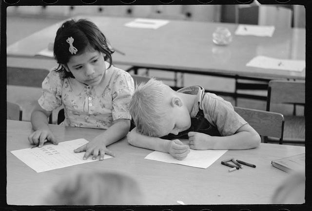 FSA camp,Weslaco,Texas,TX,Farm Security Administration,FSA,1942,Rothstein,24