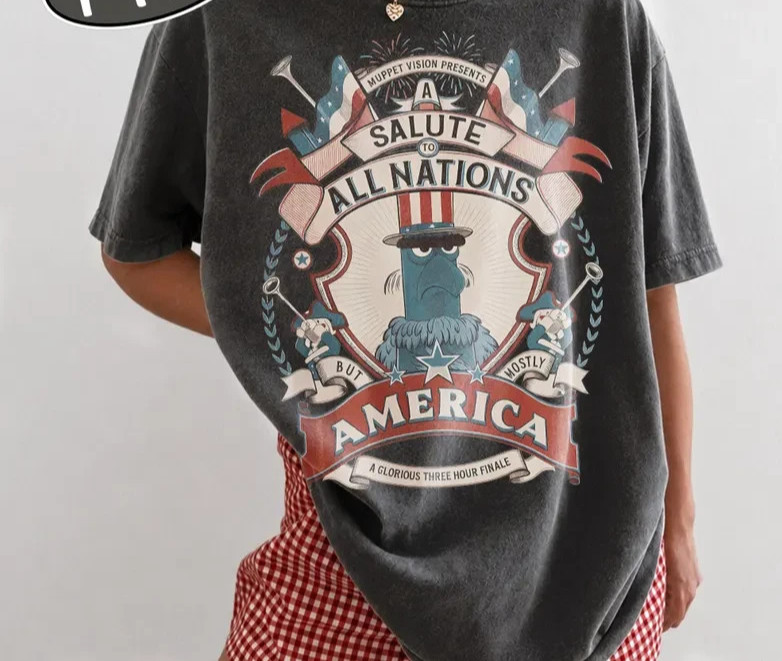 A Salute To All Nations But Mostly America Shirt, Sam The Eagle Tee, Patriotic