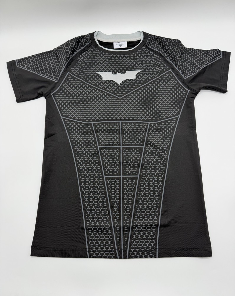 YOUNG*LA Batman Men's Skinny T-Shirt Jogger Sports Quick-Drying Short Sleeves