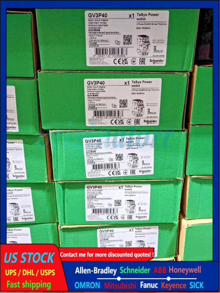 Schneider Electric TeSys Deca Circuit Breaker 30 to 40A GV3P40