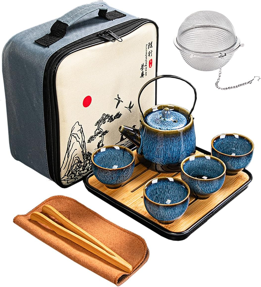 Chinese/Japanese Tea Set, Tea Sets for Women/,Gongfu/Porcelain Tea Set,Tea Tray
