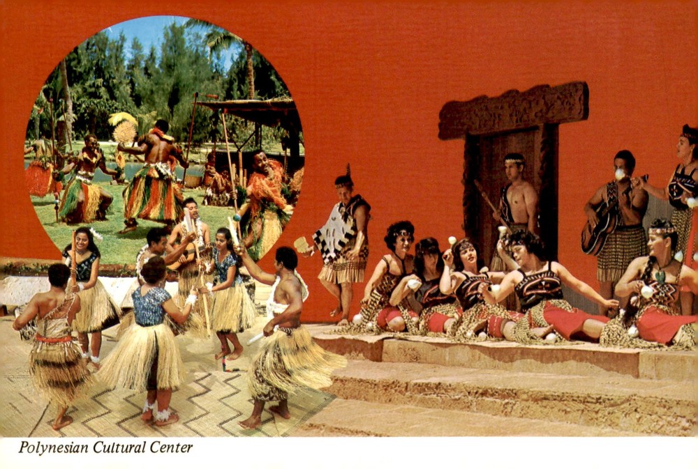 Polynesian Cultural Center, Hawaii - 1960s Postcard