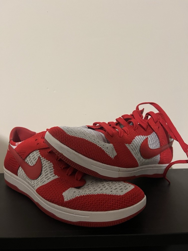 Size 11 - Nike Dunk Flyknit Low University Red