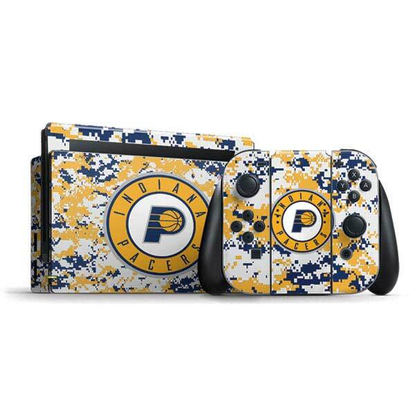 NBA Indiana Pacers Nintendo Switch Bundle Skin - Indiana Pacers Digi Camo
