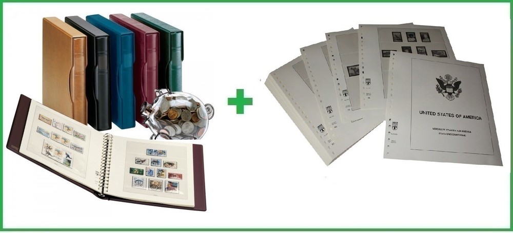 Lindner 512-90-1124V USA United States Stamp Album 1990-1994