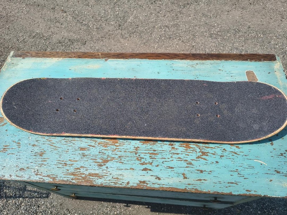 element woodcut skateboard deck