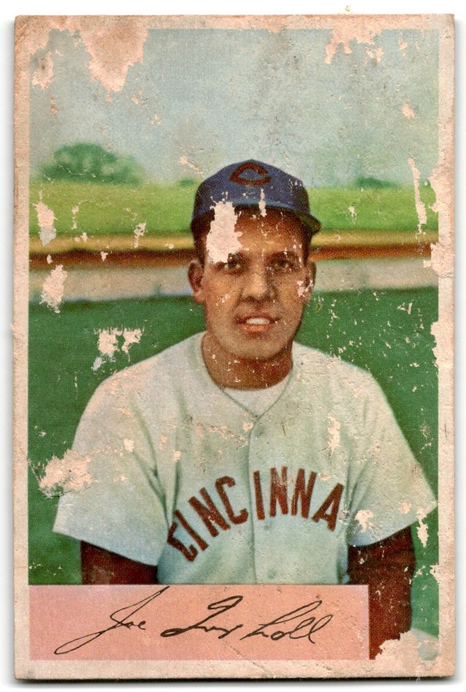 1954 Bowman Joe Nuxhall Cincinnati Red Legs Poor Condition Set Filler