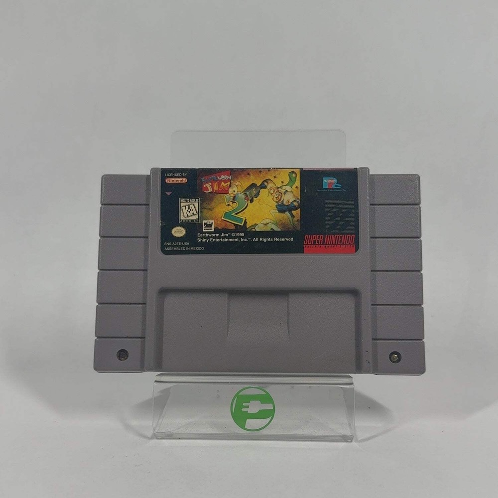 Earth Worm Jim 2 (Super Nintendo SNES, 1995) Cartridge Only