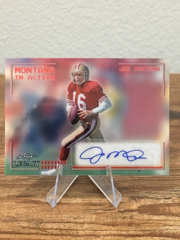 2024 Leaf Legacy Montana In Motion Joe Montana 1/3 Auto