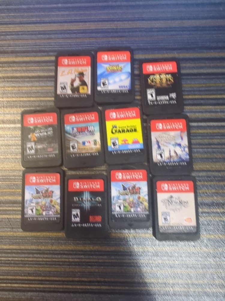 Nintendo Switch Games Lot (Diablo, Sonic, Ni No Kuni RBI)