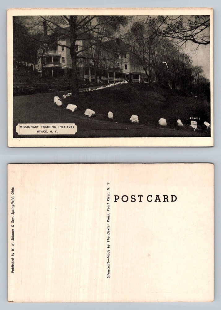 Nyack, NY-New York, Missionary Training Institute Campus Bldg. Vintage Postcard
