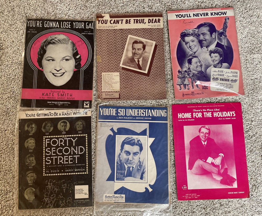 Antique and Vintage Sheet Music - Lot 2