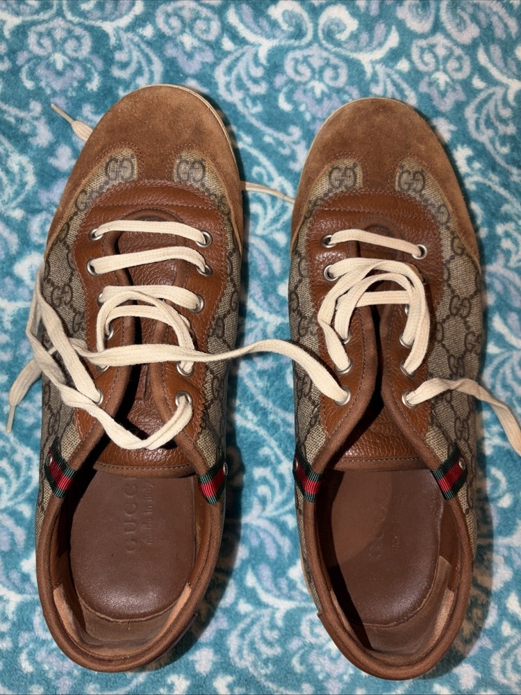 Vtg Genuine Men’s Gucci Sneakers. Used Lightly. Very Good Condition. Size 8.5
