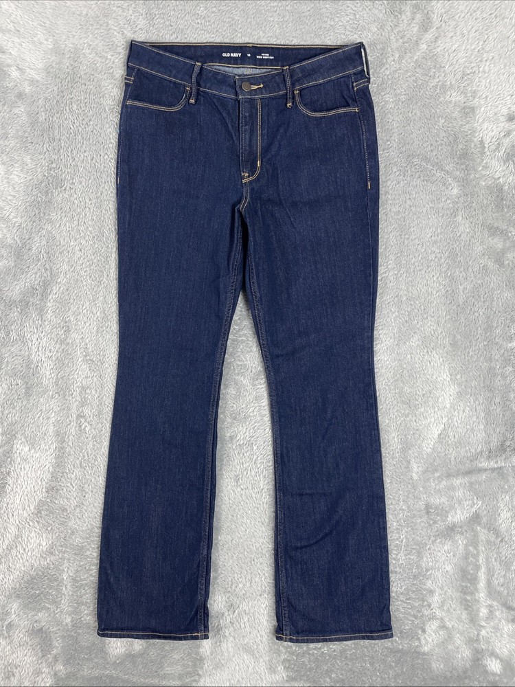 Old Navy Jeans Women's 10 Blue Wow Bootcut Mid Rise Stretch Denim Pants