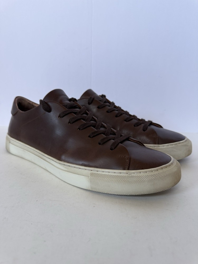 Beckett Simonon Reid Casual Sneakers Leather Brown Mens Size 12