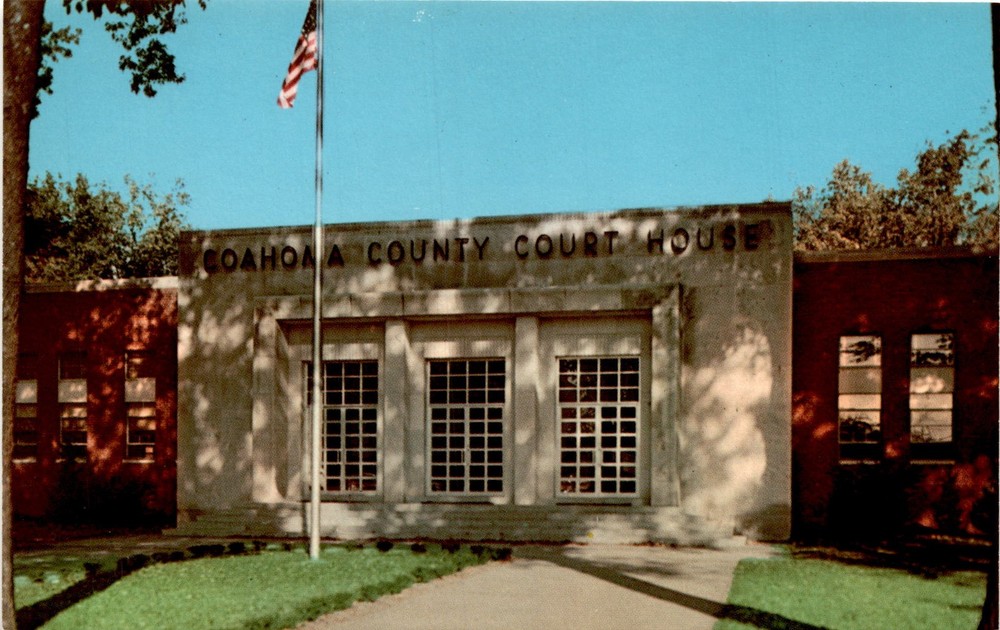 COAHOMA COUNTY, COURT HOUSE, CLARKSDALE, MISSISSIPPI, DE Postcard