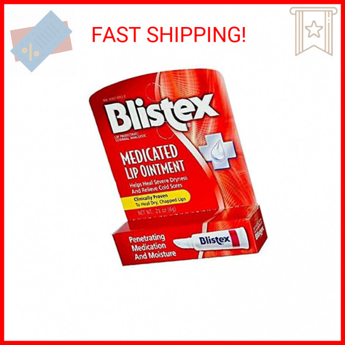 Blistex BL2288 Lip Ointment Pack of 24 for Hydrated Lips