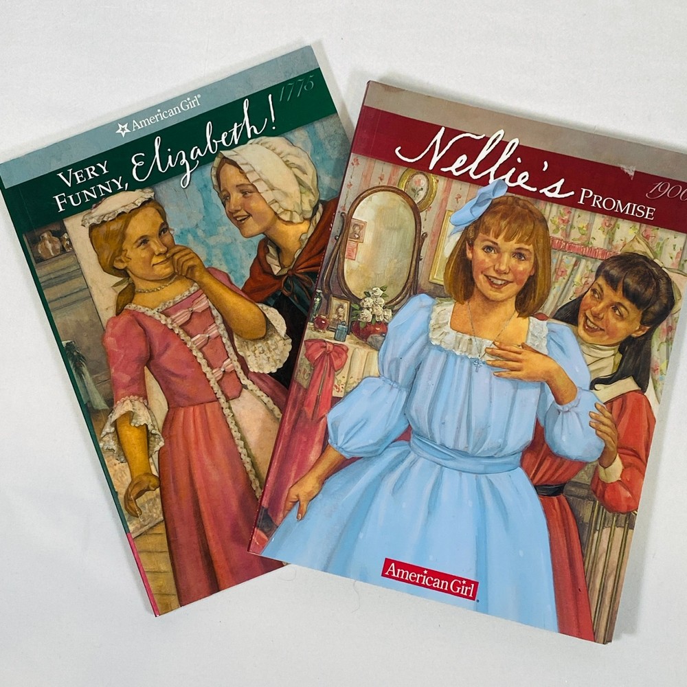 American Girl Book 1 Set of 2: Very Funny, Elizabeth! + Nellie's Promise BFF Set
