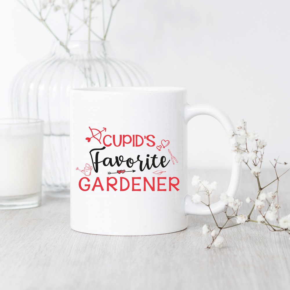 Valentine's Day Gardening Mug – Perfect Gift for Plant Lovers  