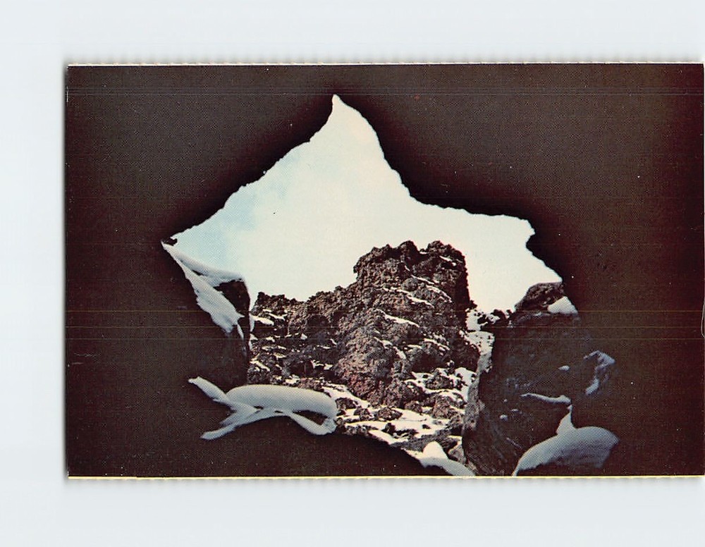 Postcard Ice Cave Sunset Crater National Monument Arizona USA