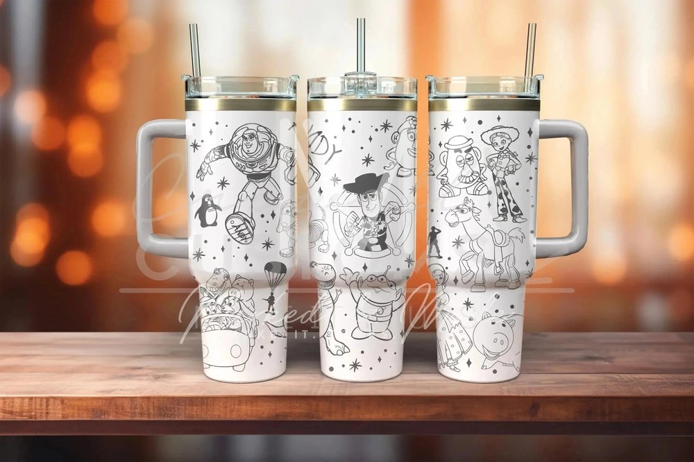 Disney Toy Story Quencher Tumbler in 30oz 40oz and Stanley Sizes