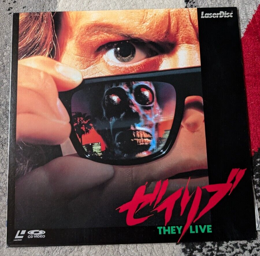 John Carpenter's They Live Laserdisc Japan SF073-1666 Roddy Piper