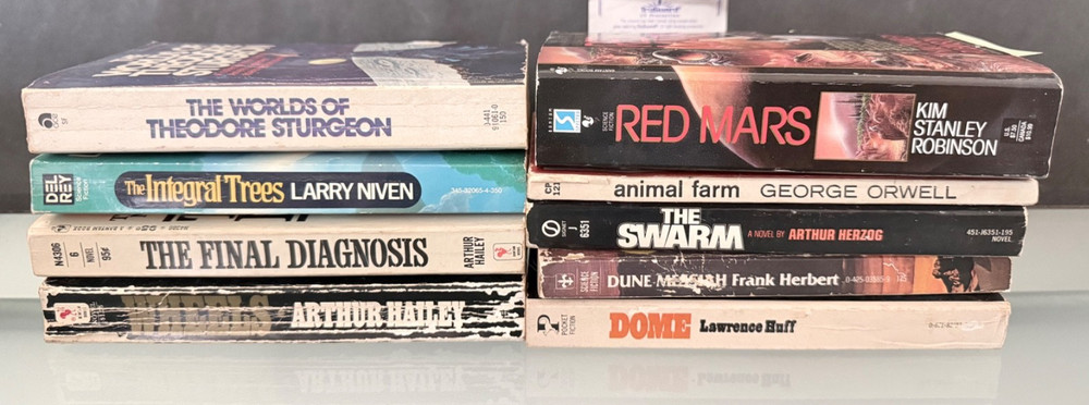 You pick: Science Fiction Swarm Red Mars Animal Farm Integral Trees Paperback