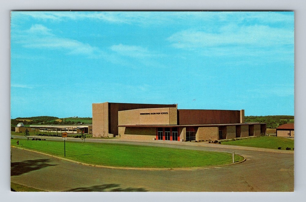 Greensburg PA-Pennsylvania Greensburg Salem Senior High School Vintage Postcard