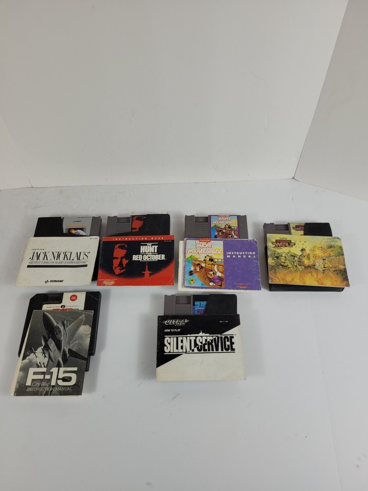 Lot Of 6 Nintendo NES Games Ships Free