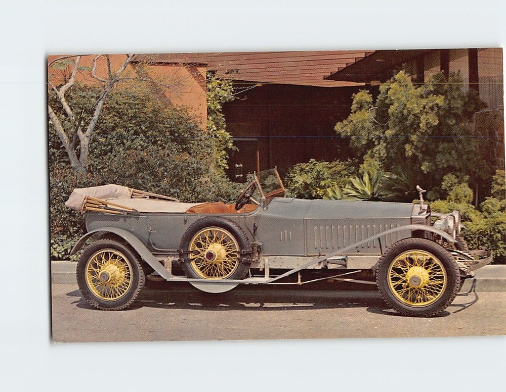Postcard 1913 Rolls Royce Silver Ghost London Edinburgh Tourer-Alpine