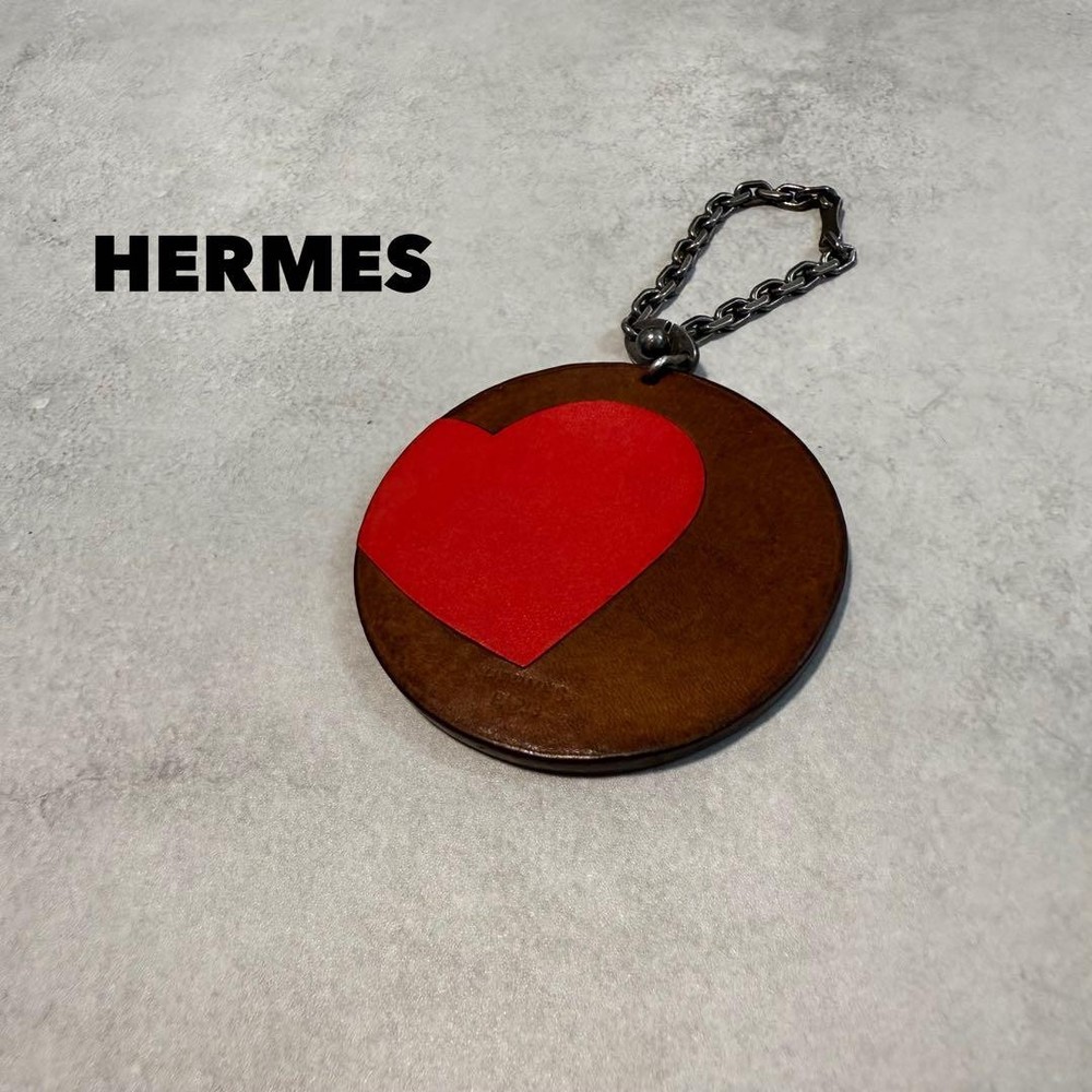 Hermes Catch Me Heart Bag Charm in Gold or Silver