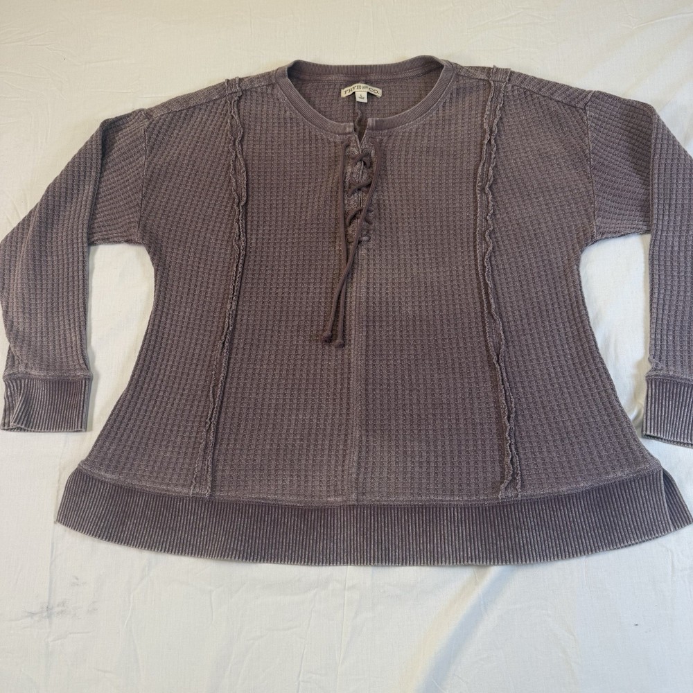 Frye & Company women's Top Large, Color Washed Blouse Goblin Core, Shabby ChicNice Color  Women’s shirt For Hippie Free Shabby Gal