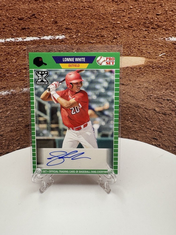 2021 Leaf Pro Set Autographs Green Lonnie White RC ROOKIE AUTO