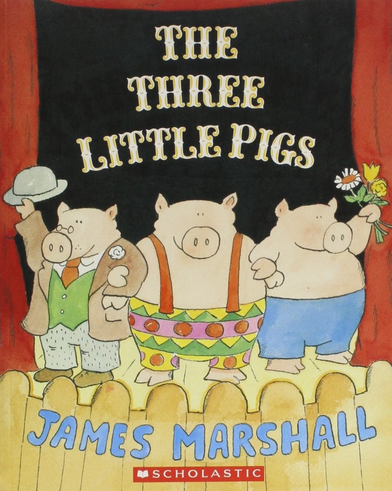 The Three Little Pigs - paperback James Marshall