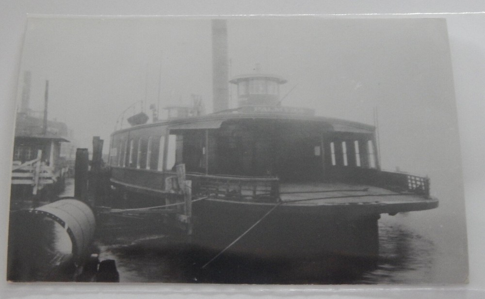 Steamship Steamer PALMYRA ferry real photo postcard RPPC