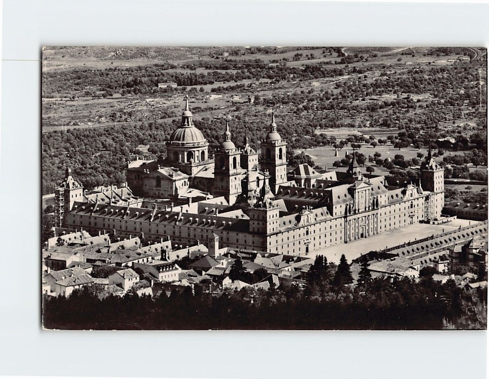 Postcard Royal Site of San Lorenzo de El Escorial Spain