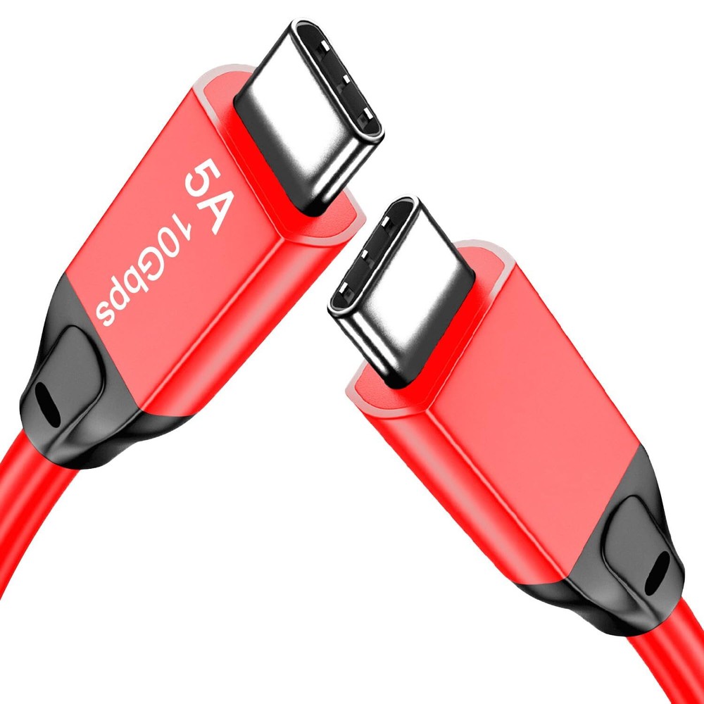 10FT USB C to USB C 3.1 Gen 2 Cable 10Gbps Fast Charging 4K@60Hz Video Sync