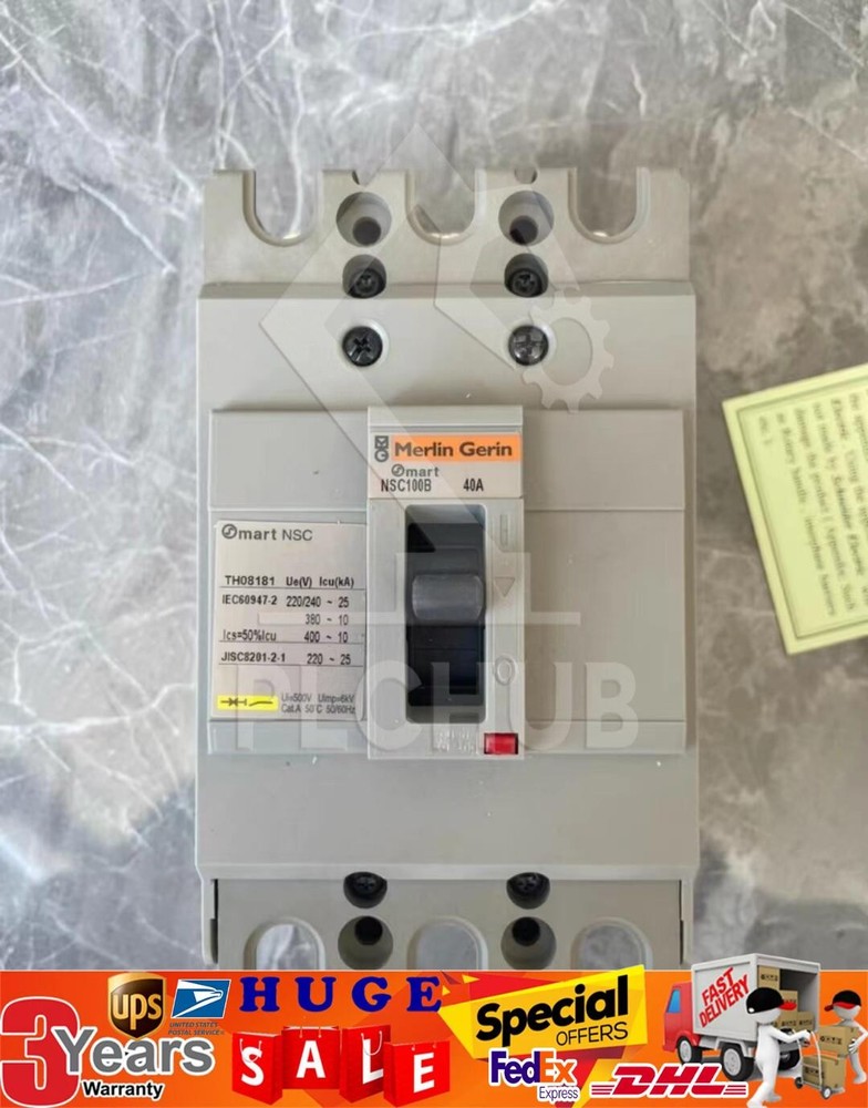 Schneider Electric NSC100B3040 Programmable Logic Controller Circuit Breaker New