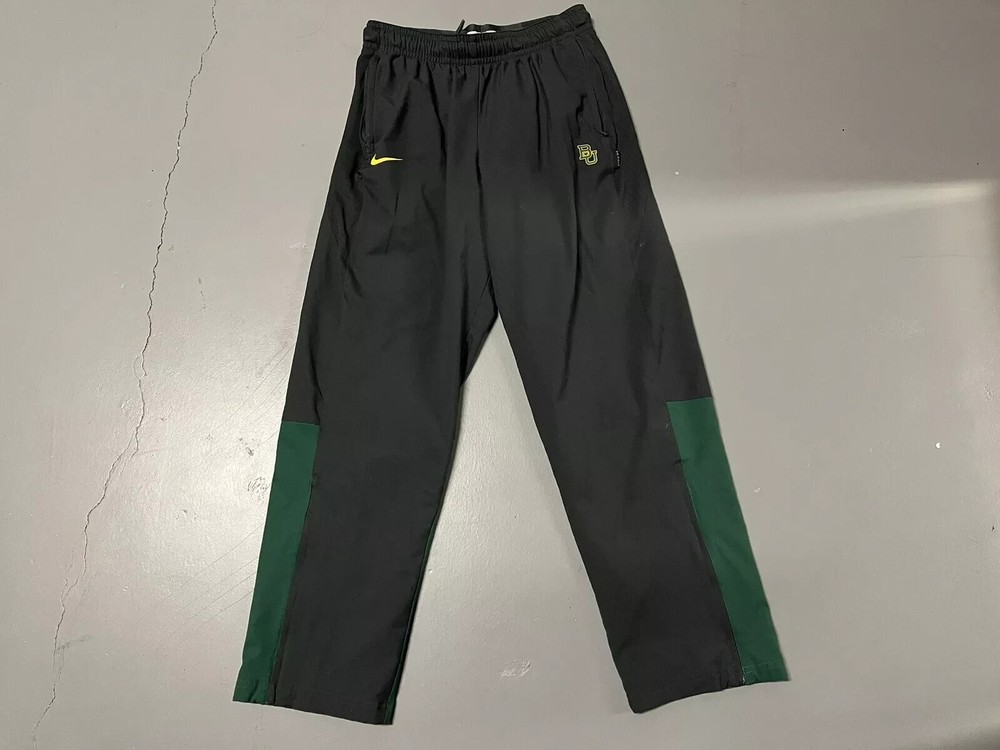 Baylor Bears Team Issued Black Nike Dri-Fit Jogger Sweatpants Size Large