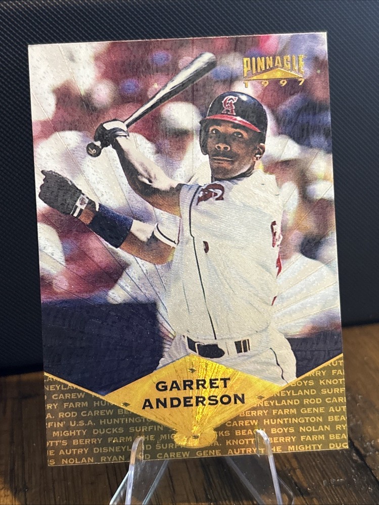 1997 Pinnacle - Garret Anderson #2 Museum Collection
