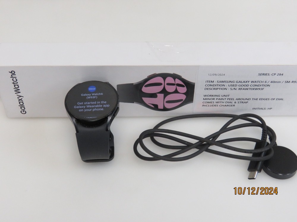 Samsung Galaxy Watch6 40mm Graphite Bluetooth Smartwatch SM-R930 [CP284]