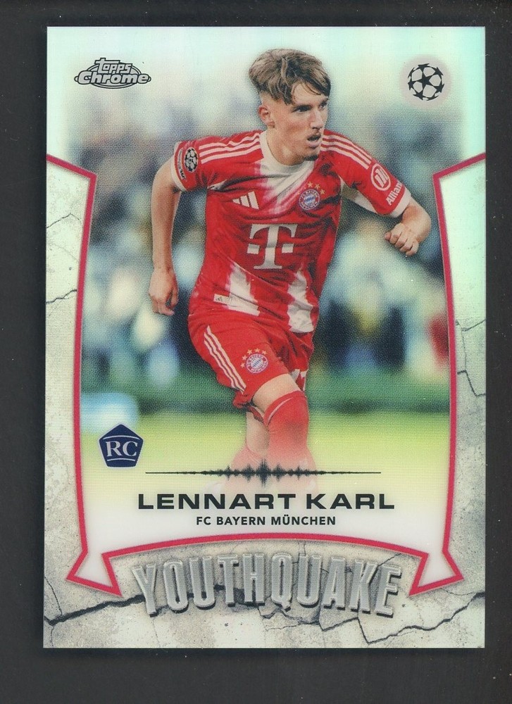 #2 2025-26 Topps Chrome UCC Soccer Youthquake Refractor Lennart Kart RC RookiePROBSTEIN is actively accepting consignments !!