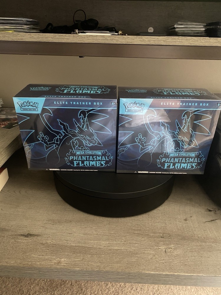 Pokémon Phantasmal Flames Elite Trainer Box-ETB New Factory Sealed *Lot of 2*