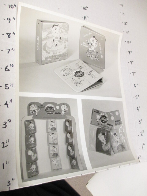 Mattel SPP '64 photo NY METS baseball store display vinyl wallet notebook binder