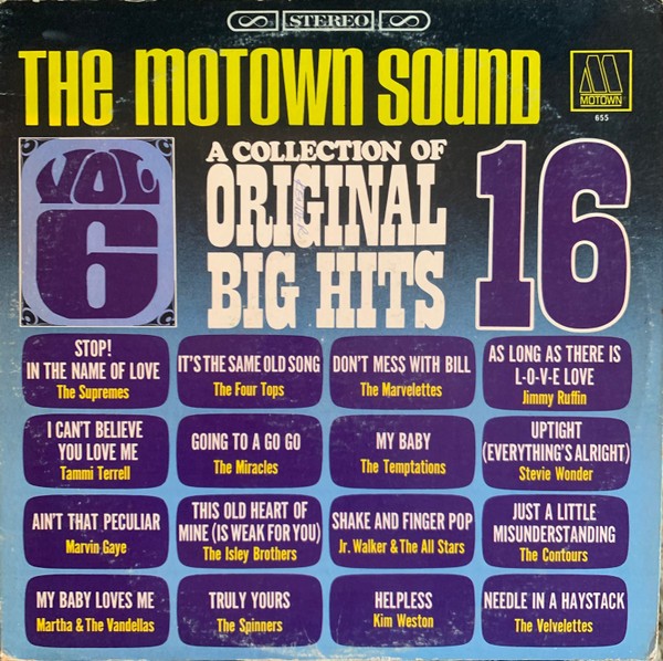 Various - The Motown Sound: A Collection Of 16 Original Big Hits Vol. 6