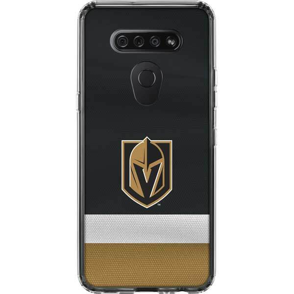 NHL Vegas Golden Knights LG K51/Q51 Clear Case - Vegas Golden Knights Jersey